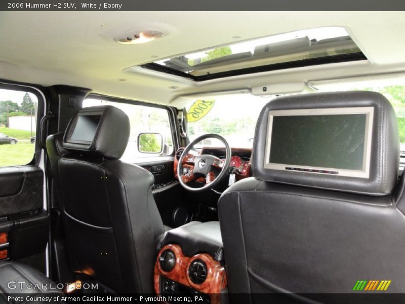 White / Ebony 2006 Hummer H2 SUV
