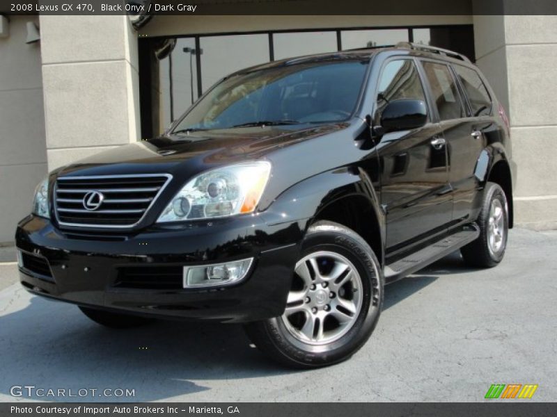 Black Onyx / Dark Gray 2008 Lexus GX 470