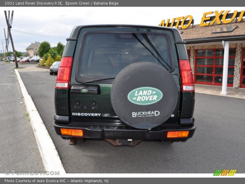 Epsom Green / Bahama Beige 2001 Land Rover Discovery II SE