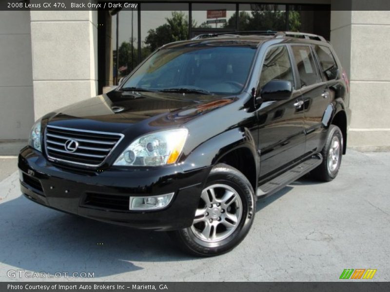 Black Onyx / Dark Gray 2008 Lexus GX 470