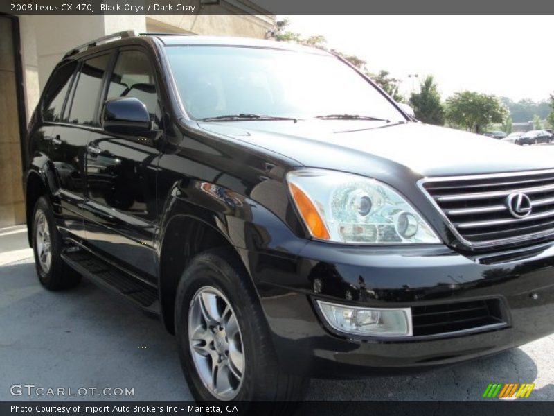 Black Onyx / Dark Gray 2008 Lexus GX 470
