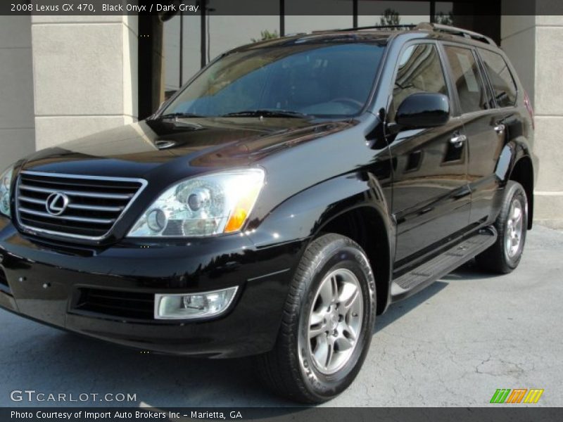 Black Onyx / Dark Gray 2008 Lexus GX 470