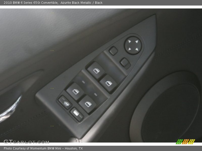Azurite Black Metallic / Black 2010 BMW 6 Series 650i Convertible