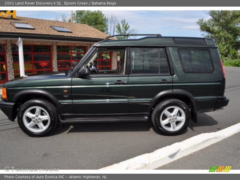 Epsom Green / Bahama Beige 2001 Land Rover Discovery II SE