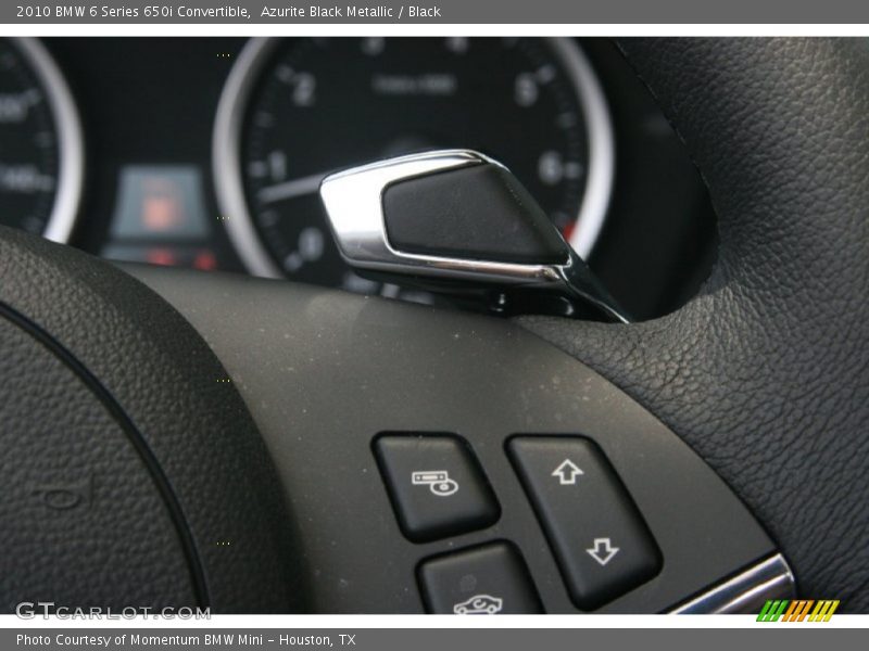Azurite Black Metallic / Black 2010 BMW 6 Series 650i Convertible