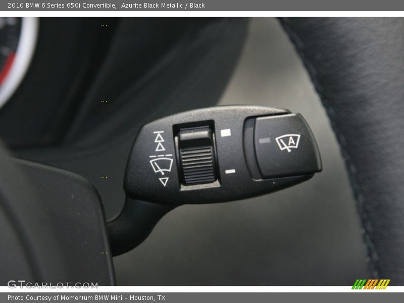 Azurite Black Metallic / Black 2010 BMW 6 Series 650i Convertible