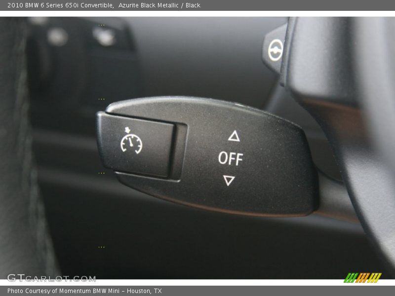 Azurite Black Metallic / Black 2010 BMW 6 Series 650i Convertible