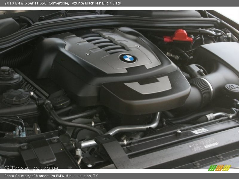 Azurite Black Metallic / Black 2010 BMW 6 Series 650i Convertible