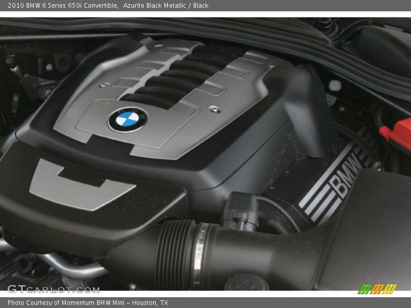Azurite Black Metallic / Black 2010 BMW 6 Series 650i Convertible