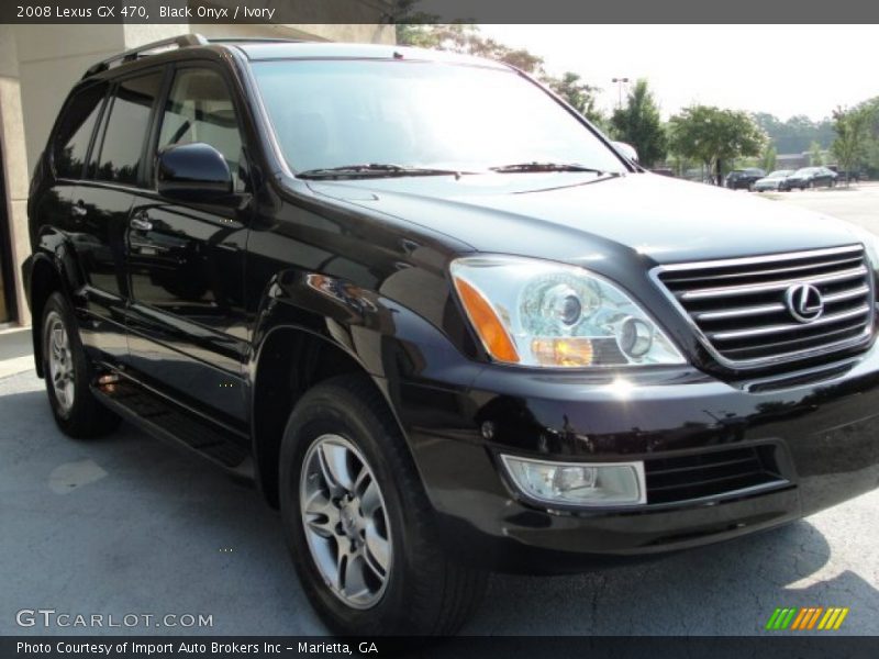 Black Onyx / Ivory 2008 Lexus GX 470