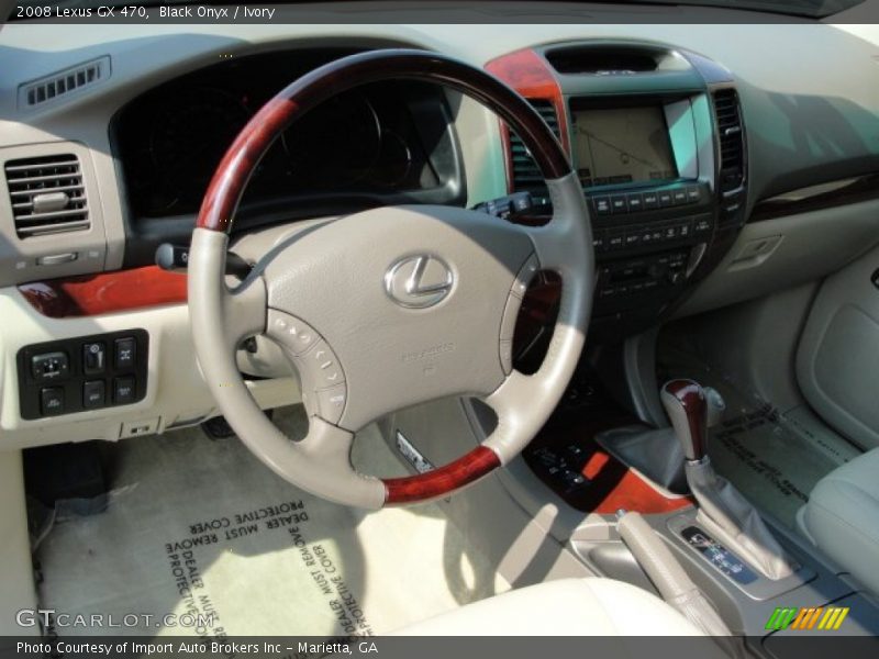 Black Onyx / Ivory 2008 Lexus GX 470