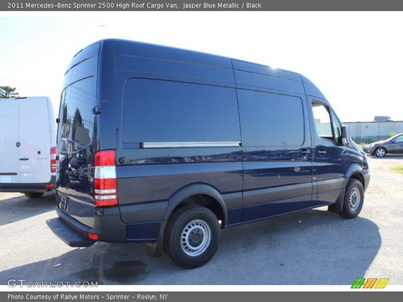 Jasper Blue Metallic / Black 2011 Mercedes-Benz Sprinter 2500 High Roof Cargo Van