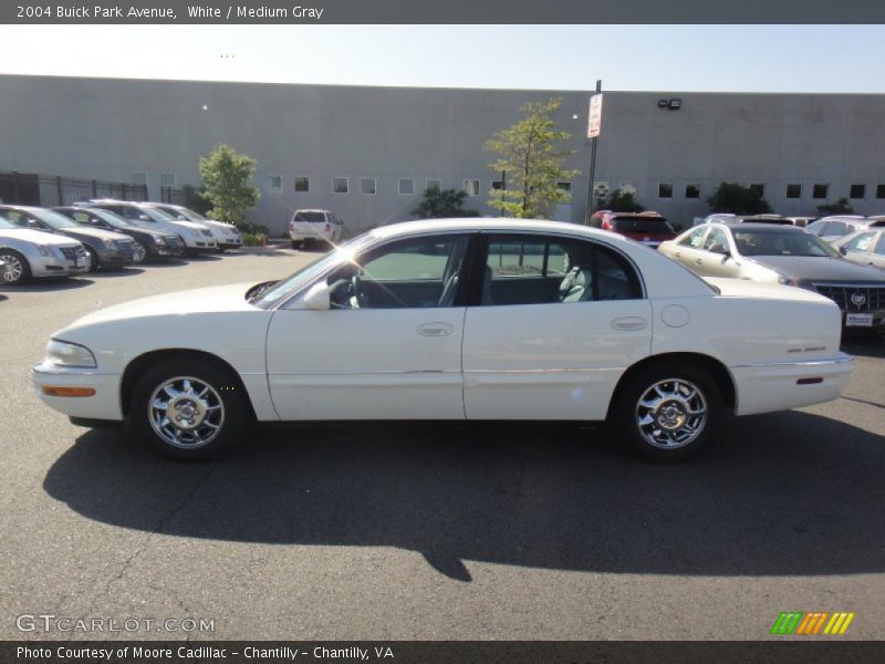 White / Medium Gray 2004 Buick Park Avenue