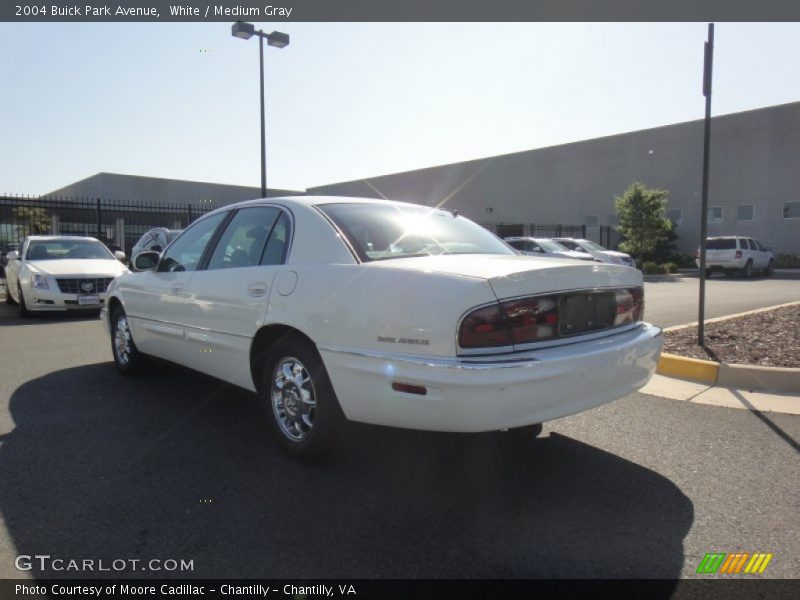 White / Medium Gray 2004 Buick Park Avenue