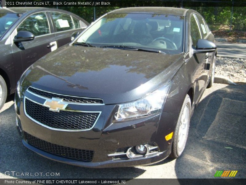 Black Granite Metallic / Jet Black 2011 Chevrolet Cruze LT