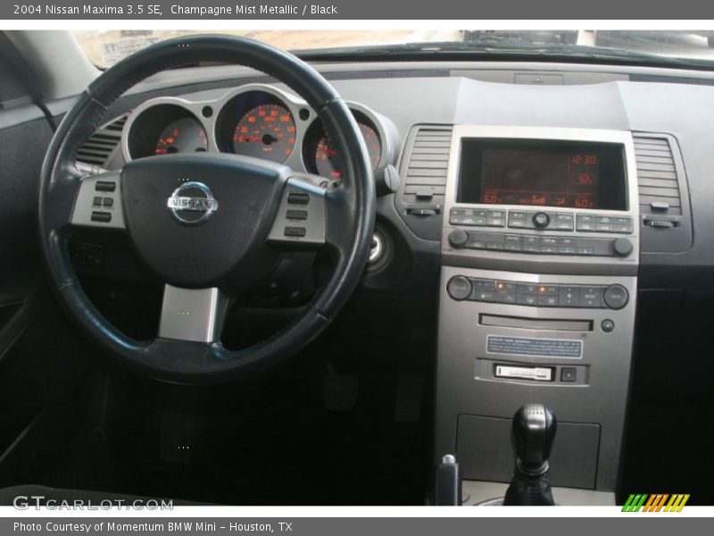Champagne Mist Metallic / Black 2004 Nissan Maxima 3.5 SE
