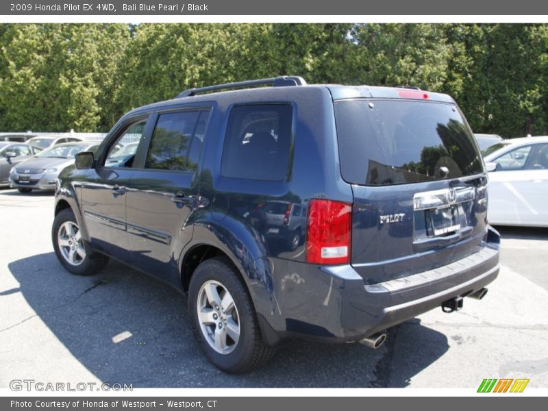 Bali Blue Pearl / Black 2009 Honda Pilot EX 4WD