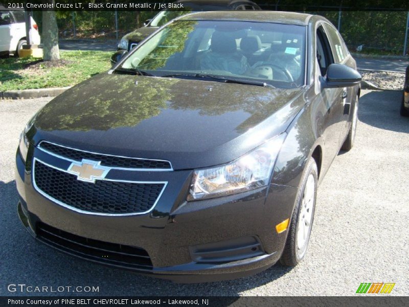 Black Granite Metallic / Jet Black 2011 Chevrolet Cruze LT