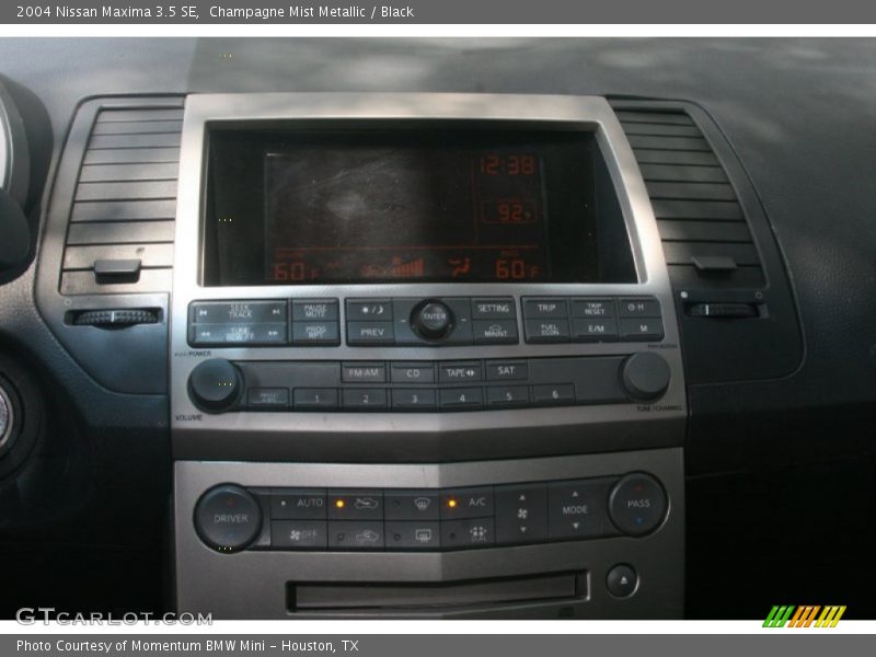 Champagne Mist Metallic / Black 2004 Nissan Maxima 3.5 SE