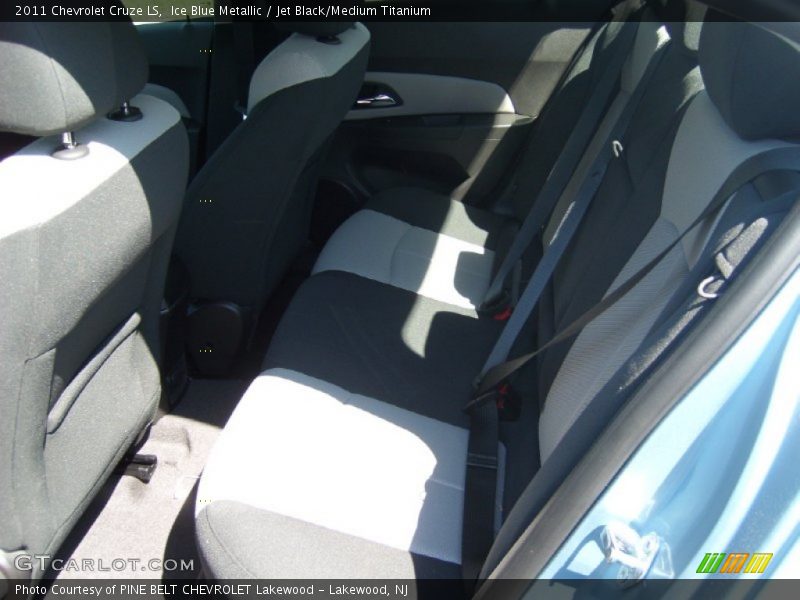 Ice Blue Metallic / Jet Black/Medium Titanium 2011 Chevrolet Cruze LS