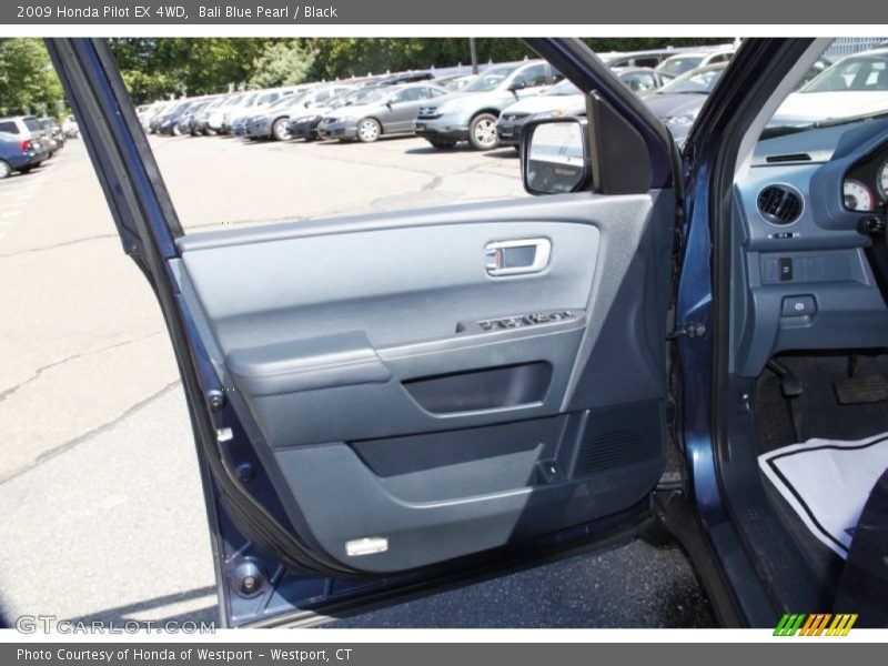 Bali Blue Pearl / Black 2009 Honda Pilot EX 4WD