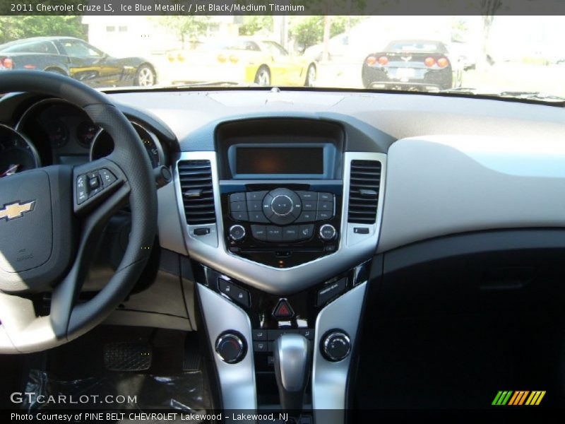 Ice Blue Metallic / Jet Black/Medium Titanium 2011 Chevrolet Cruze LS