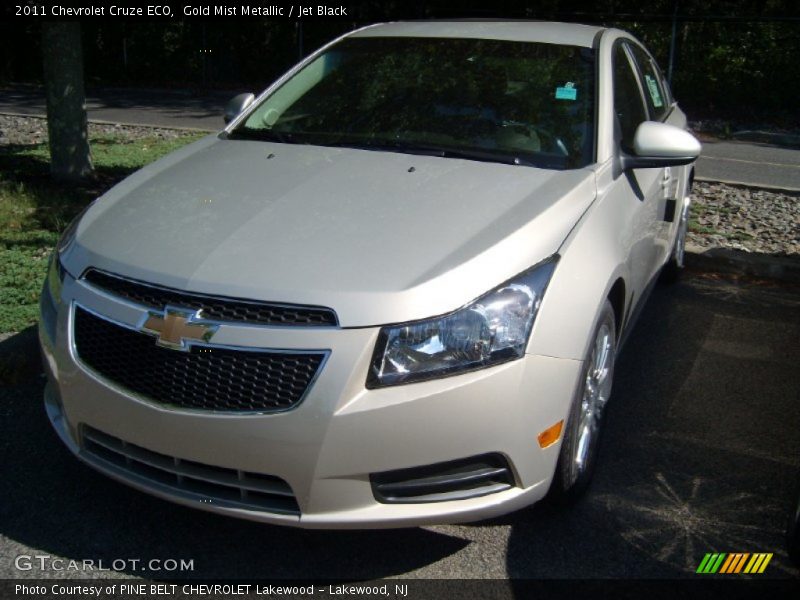 Gold Mist Metallic / Jet Black 2011 Chevrolet Cruze ECO