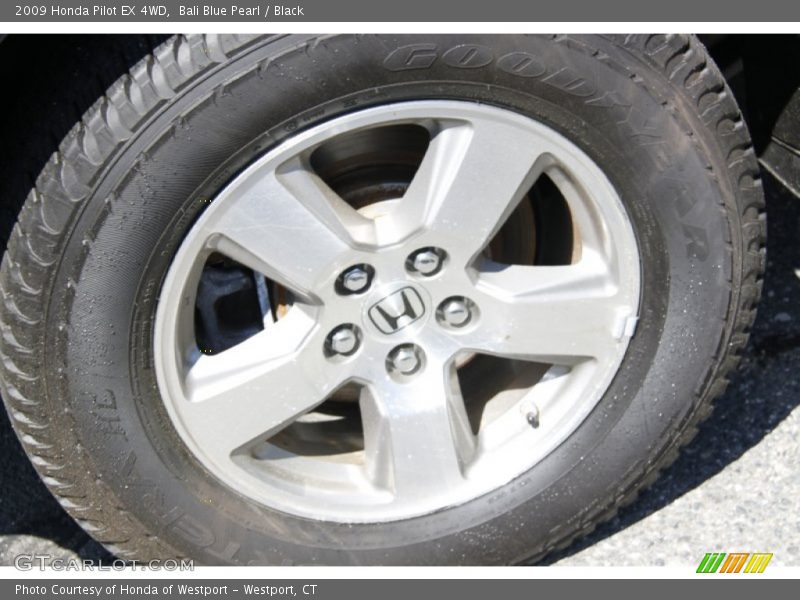 Bali Blue Pearl / Black 2009 Honda Pilot EX 4WD