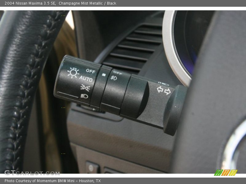 Champagne Mist Metallic / Black 2004 Nissan Maxima 3.5 SE