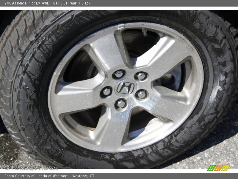Bali Blue Pearl / Black 2009 Honda Pilot EX 4WD