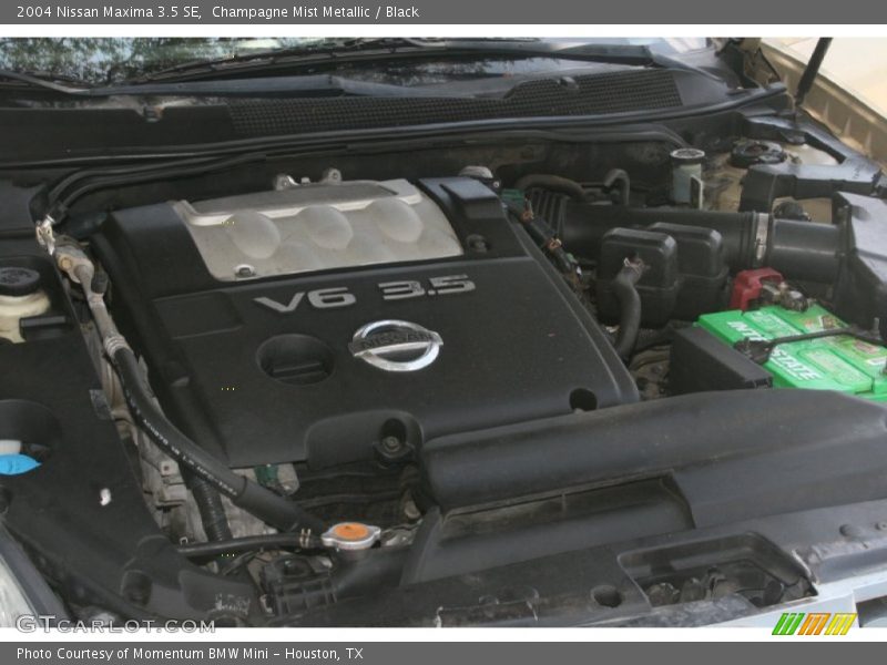 Champagne Mist Metallic / Black 2004 Nissan Maxima 3.5 SE