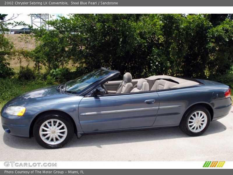  2002 Sebring LX Convertible Steel Blue Pearl