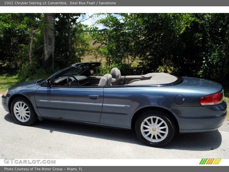  2002 Sebring LX Convertible Steel Blue Pearl
