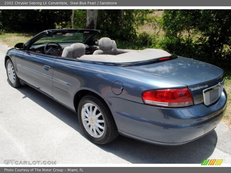  2002 Sebring LX Convertible Steel Blue Pearl