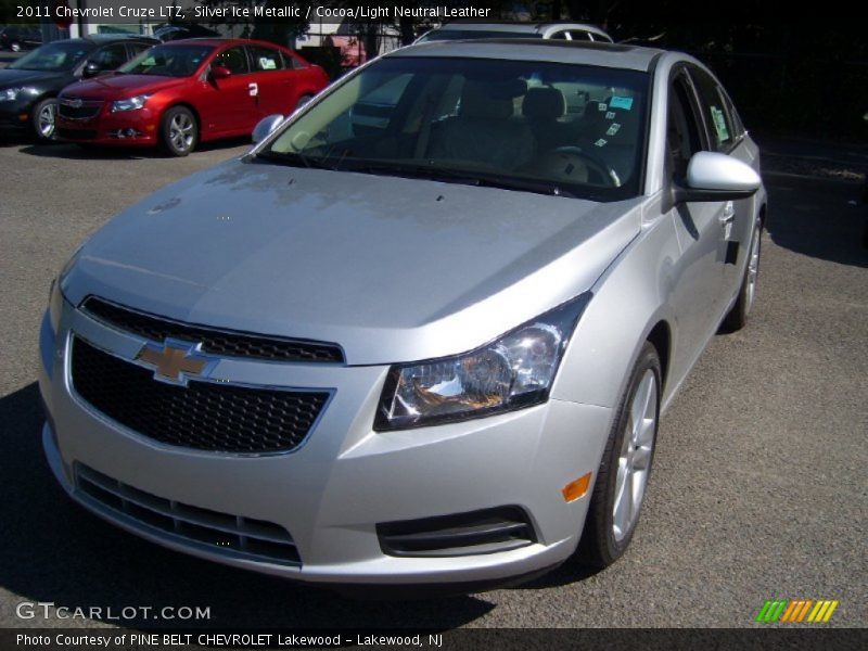 Silver Ice Metallic / Cocoa/Light Neutral Leather 2011 Chevrolet Cruze LTZ