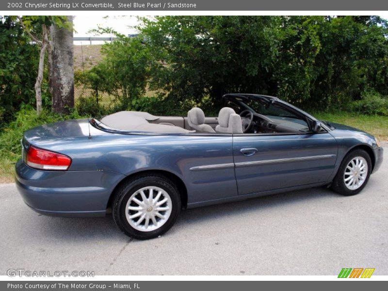  2002 Sebring LX Convertible Steel Blue Pearl