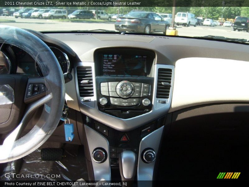 Silver Ice Metallic / Cocoa/Light Neutral Leather 2011 Chevrolet Cruze LTZ