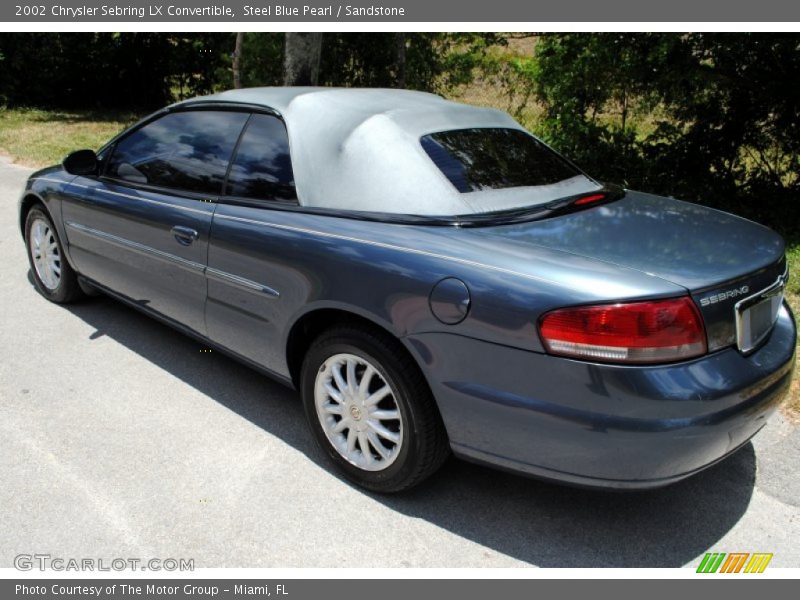  2002 Sebring LX Convertible Steel Blue Pearl
