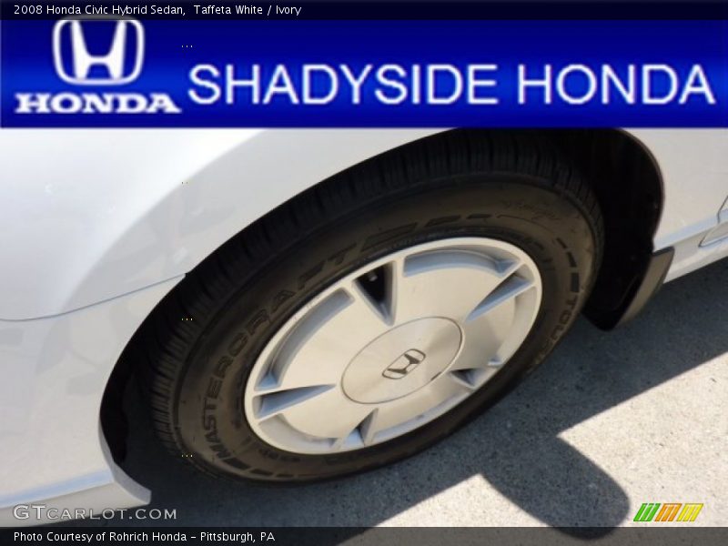 Taffeta White / Ivory 2008 Honda Civic Hybrid Sedan