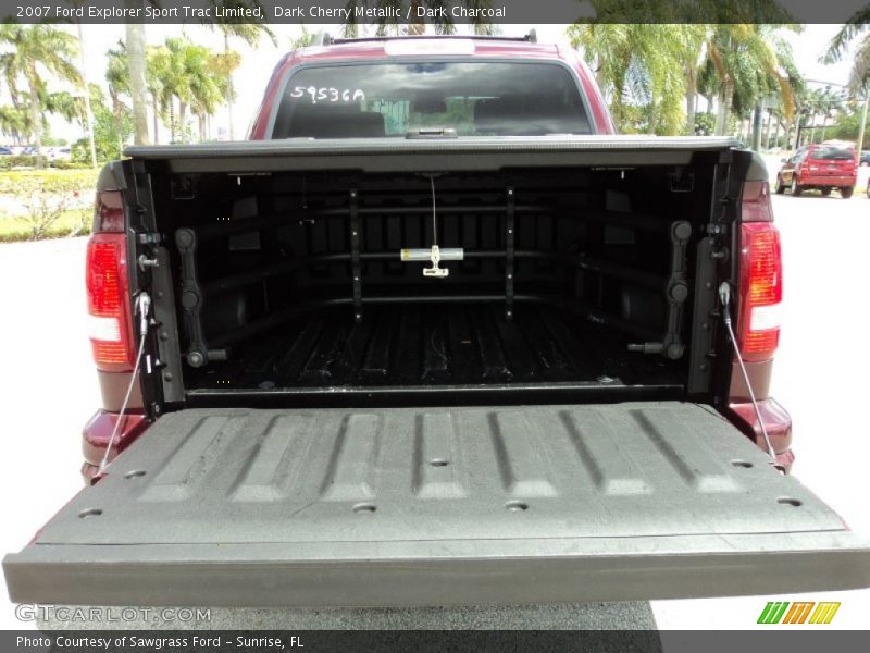 Dark Cherry Metallic / Dark Charcoal 2007 Ford Explorer Sport Trac Limited