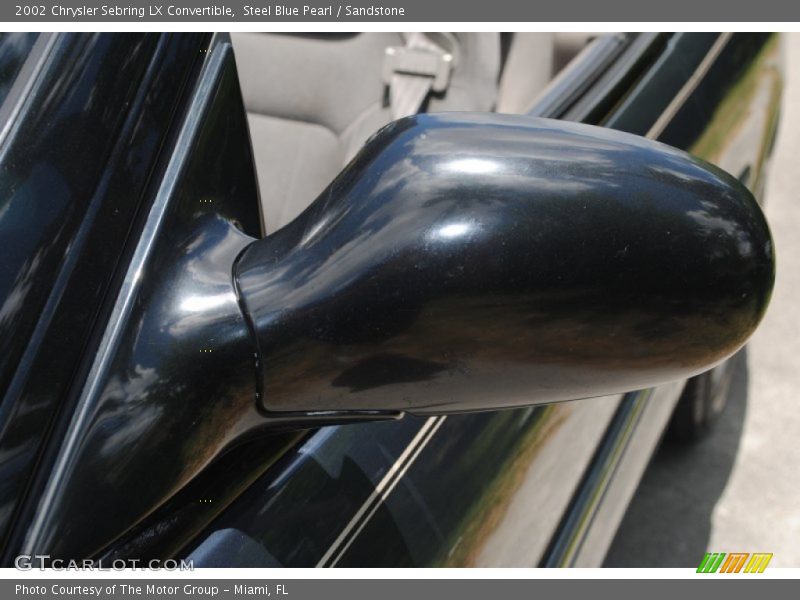 Steel Blue Pearl / Sandstone 2002 Chrysler Sebring LX Convertible