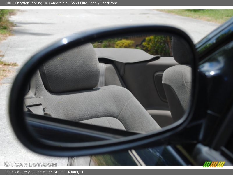 Steel Blue Pearl / Sandstone 2002 Chrysler Sebring LX Convertible