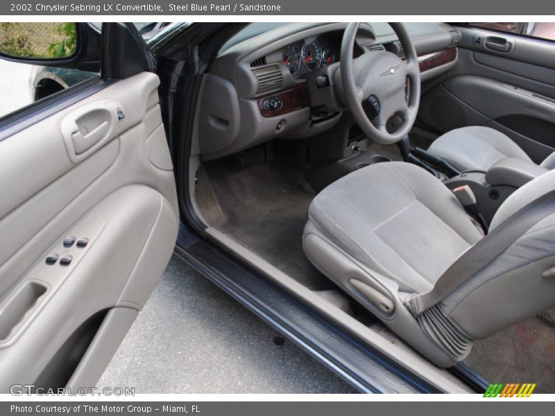  2002 Sebring LX Convertible Sandstone Interior