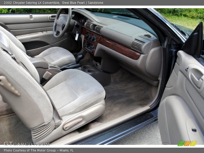  2002 Sebring LX Convertible Sandstone Interior