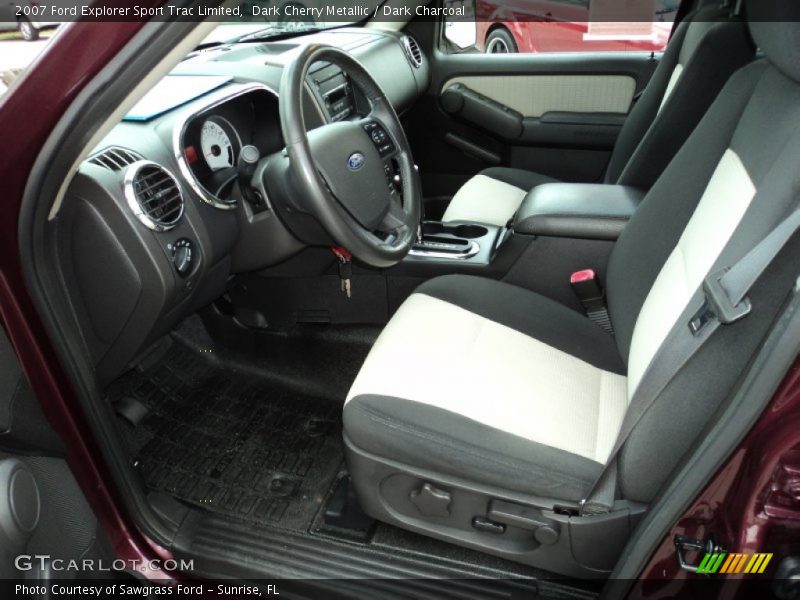 Dark Cherry Metallic / Dark Charcoal 2007 Ford Explorer Sport Trac Limited