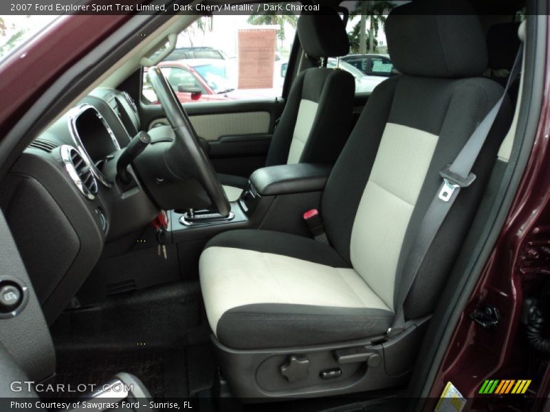Dark Cherry Metallic / Dark Charcoal 2007 Ford Explorer Sport Trac Limited