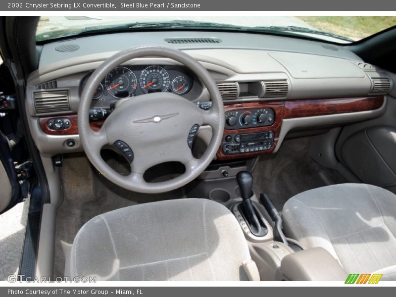 Sandstone Interior - 2002 Sebring LX Convertible 