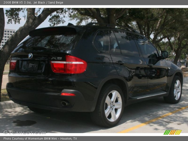 Jet Black / Sand Beige 2008 BMW X5 3.0si