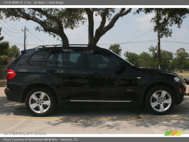 Jet Black / Sand Beige 2008 BMW X5 3.0si