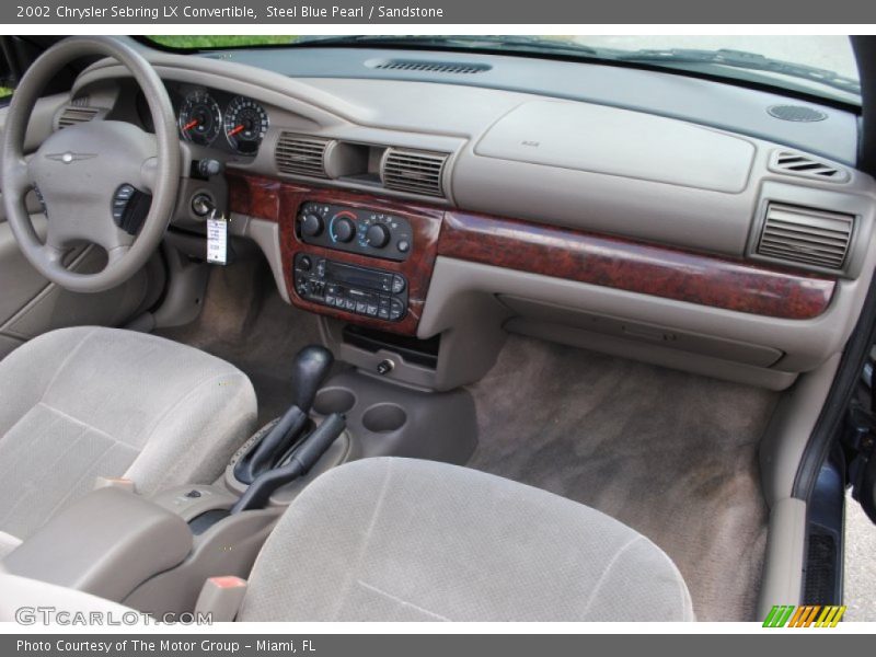 Dashboard of 2002 Sebring LX Convertible